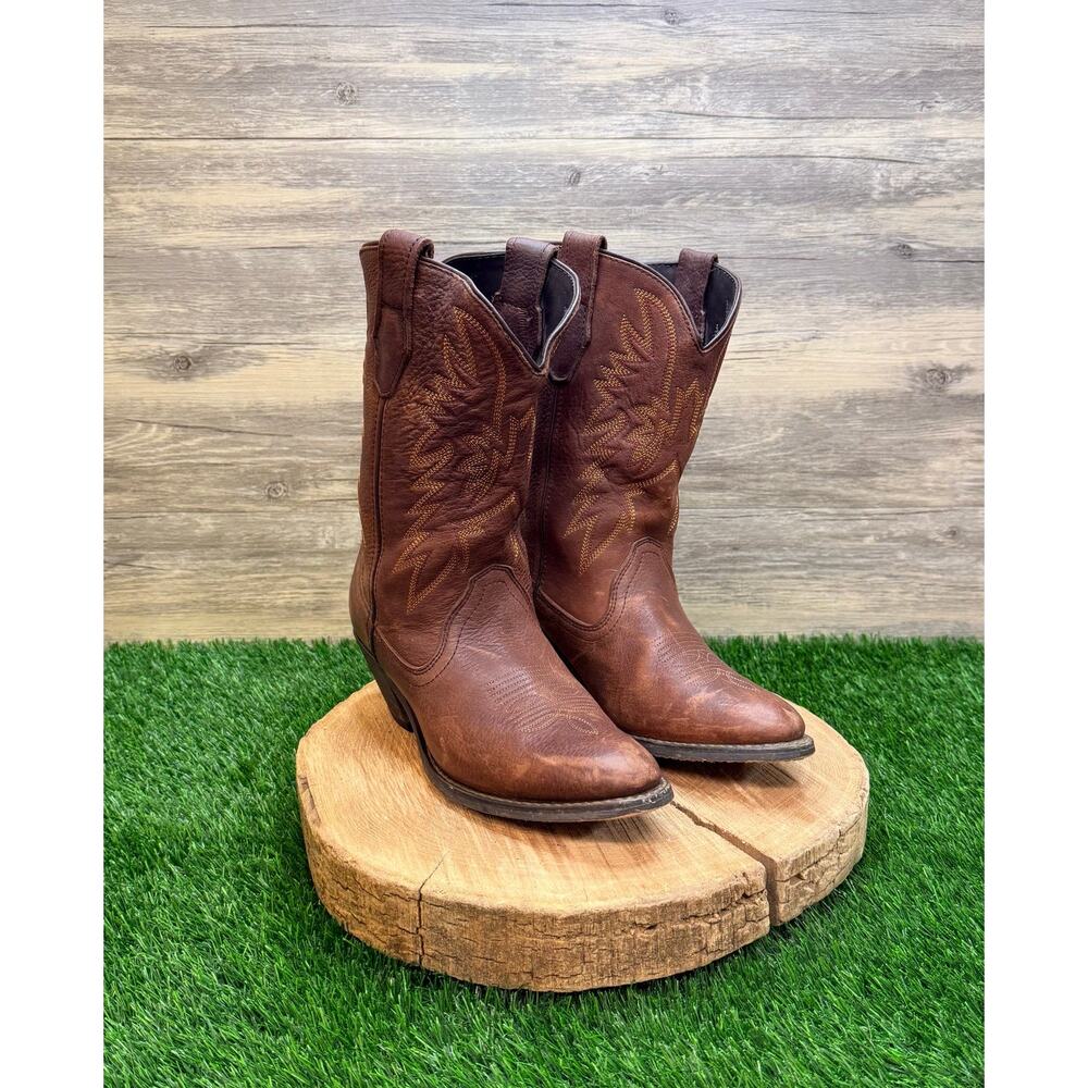 Masterson Women - Size 8.5M - Brown Western Cowboy Boots RB7467